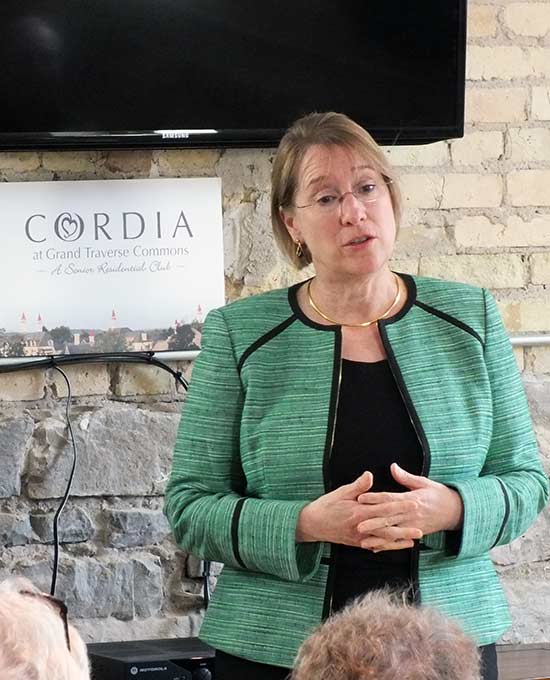 Karen Anderson, the Founder of Cordia at Grand Traverse Commons