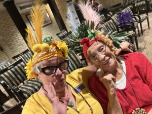 Cordia employee and Member laughing.