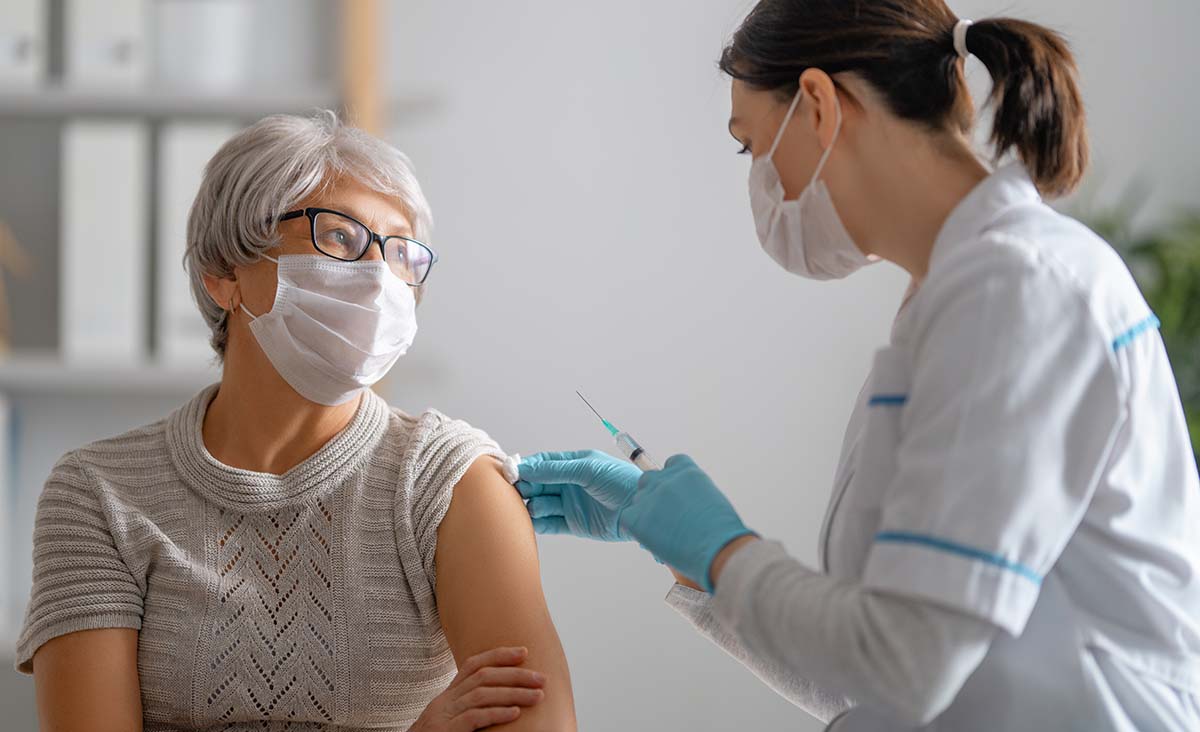 getting a vaccination