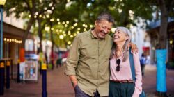 Senior couple enjoying life